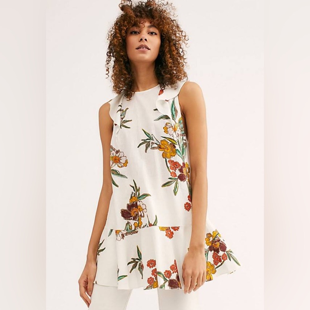 NWOT Free People Summer in Tulum Tunic